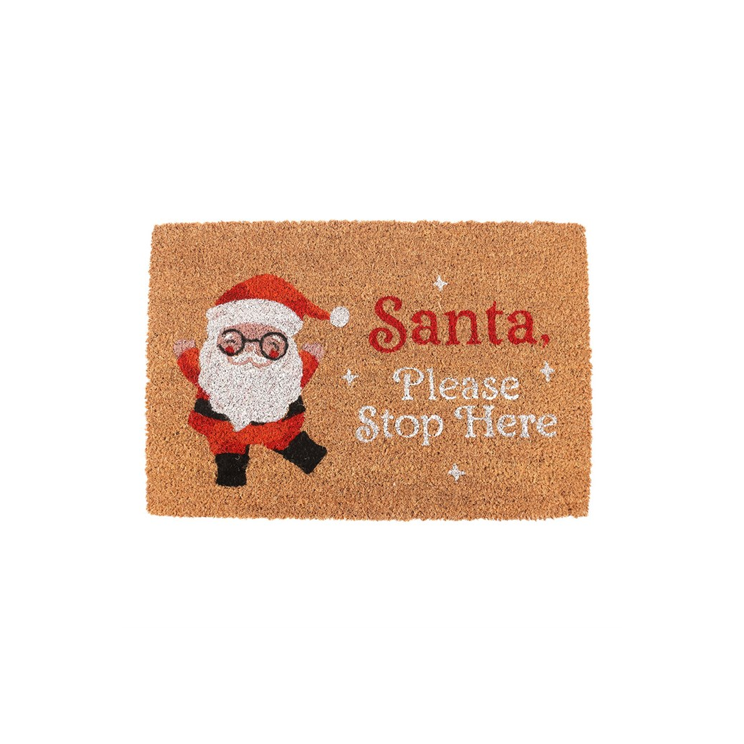 Warm and Inviting Santa Claus Doormat for a Joyful Holiday Welcome