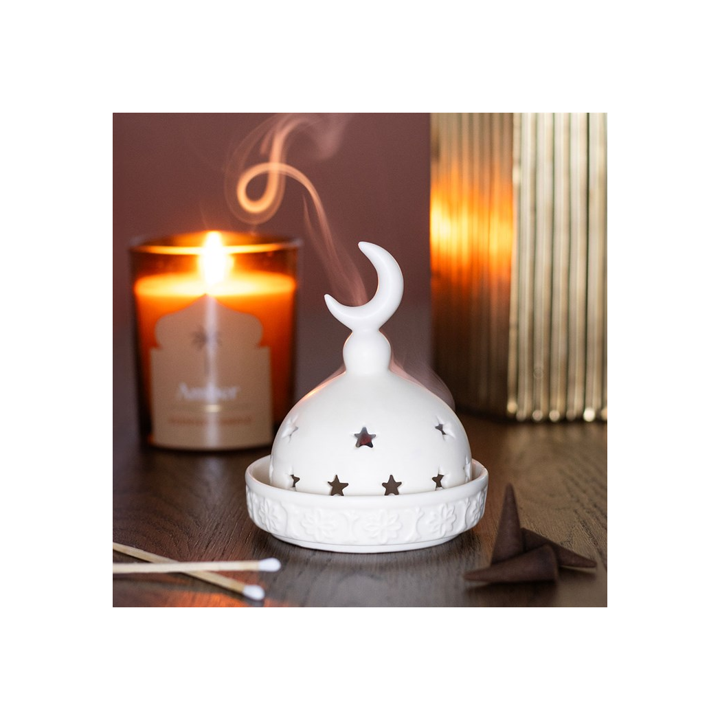 N/A Mosque Incense Cone and Tealight Holder -