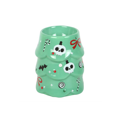 N/A Creepy Christmas Tree Oil Burner and Wax Warmer -