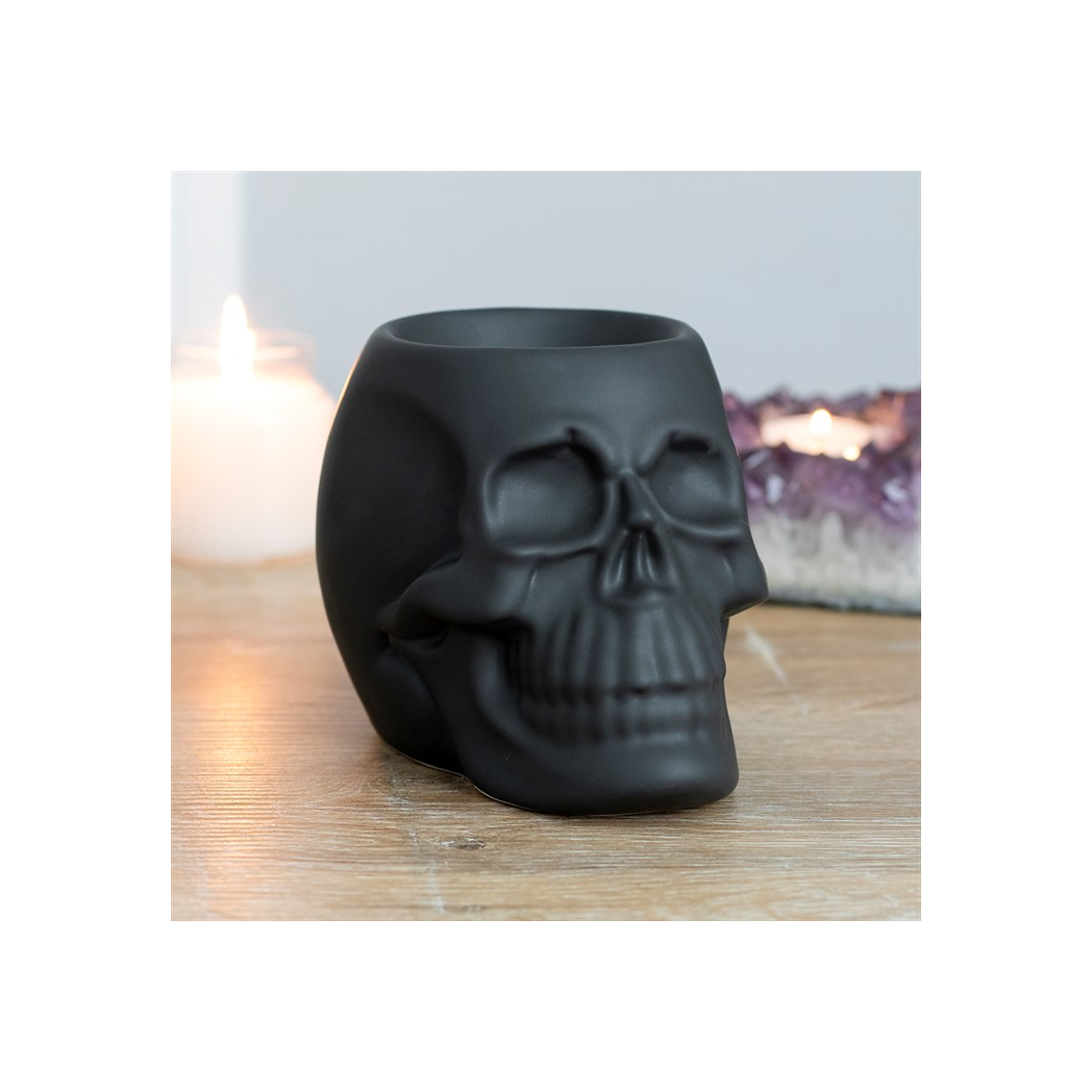 N/A Black Skull Oil Burner -