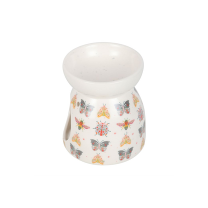 N/A Floral Bug Print Oil Burner and Wax Warmer -