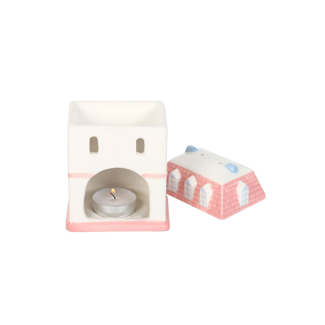 N/A Pastel House Oil Burner and Wax Warmer -