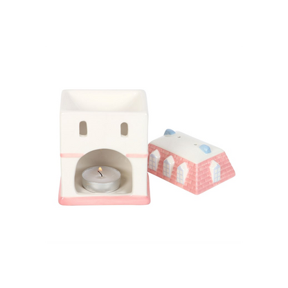 N/A Pastel House Oil Burner and Wax Warmer -