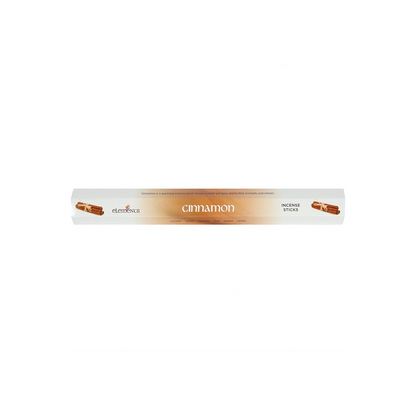 Elements Cinnamon Incense Sticks – Set of 6 Packs (120 Sticks)