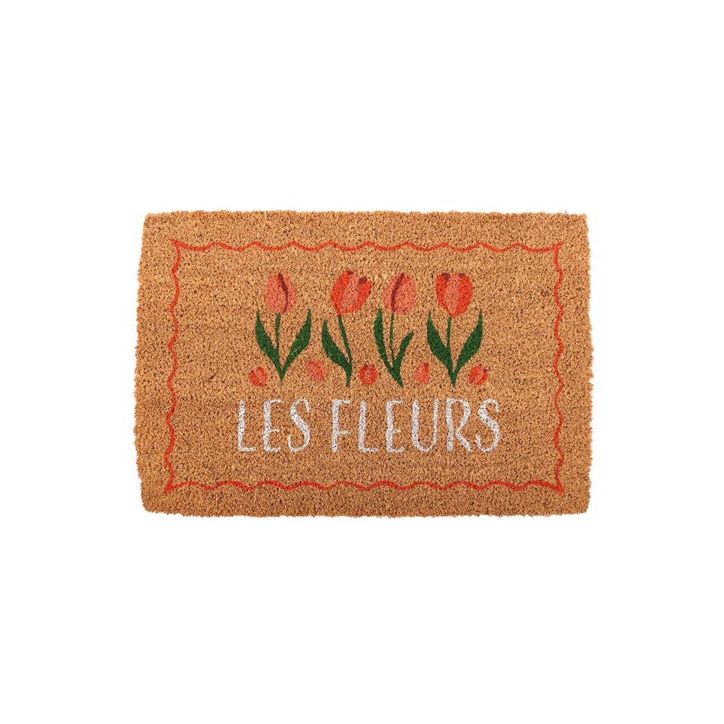 Tulip Doormat – Les Fleurs Floral Welcome Mat