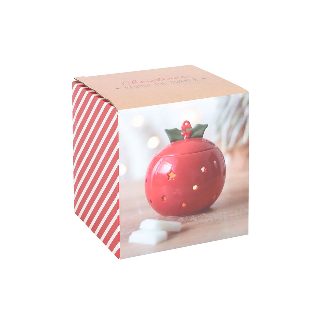 N/A Red Bauble Oil Burner -