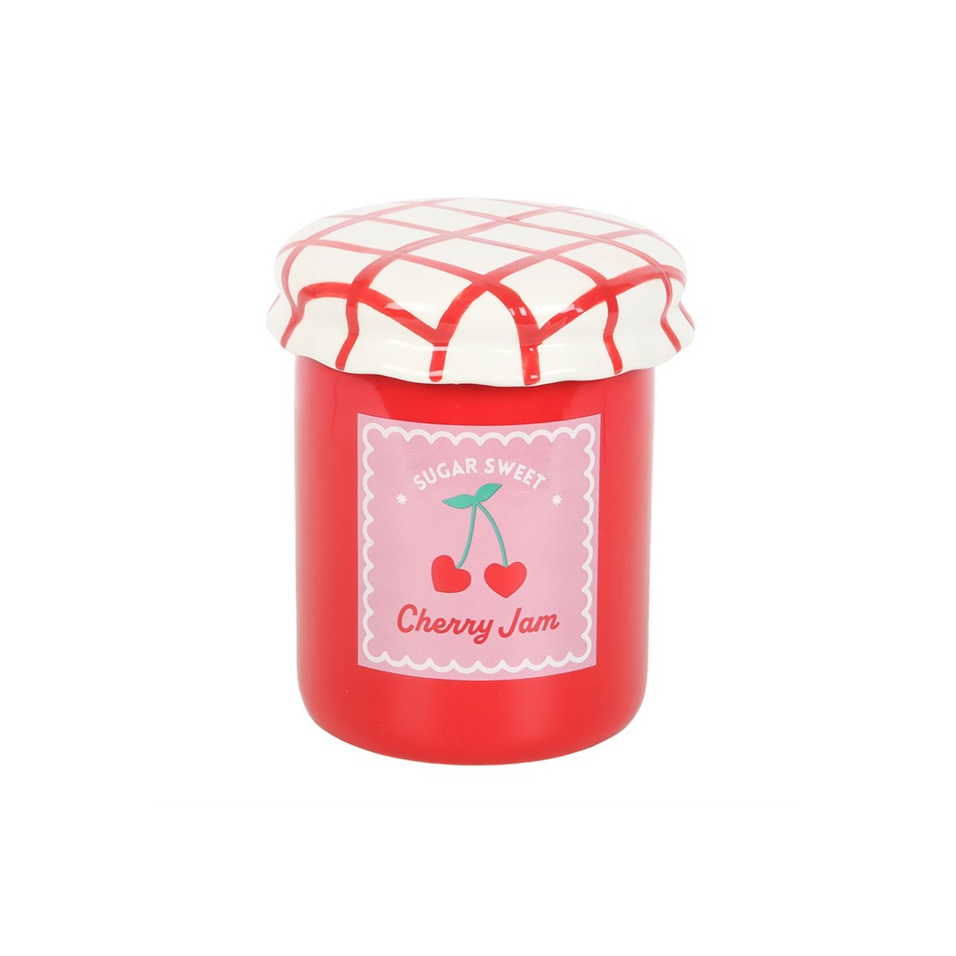 N/A Cherry Jam Jar Oil Burner and Wax Warmer -