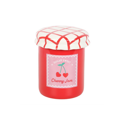 N/A Cherry Jam Jar Oil Burner and Wax Warmer -