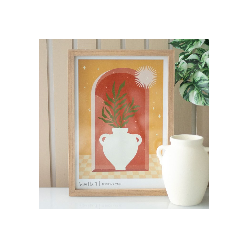 Vase Framed Wall Art Print No. 4