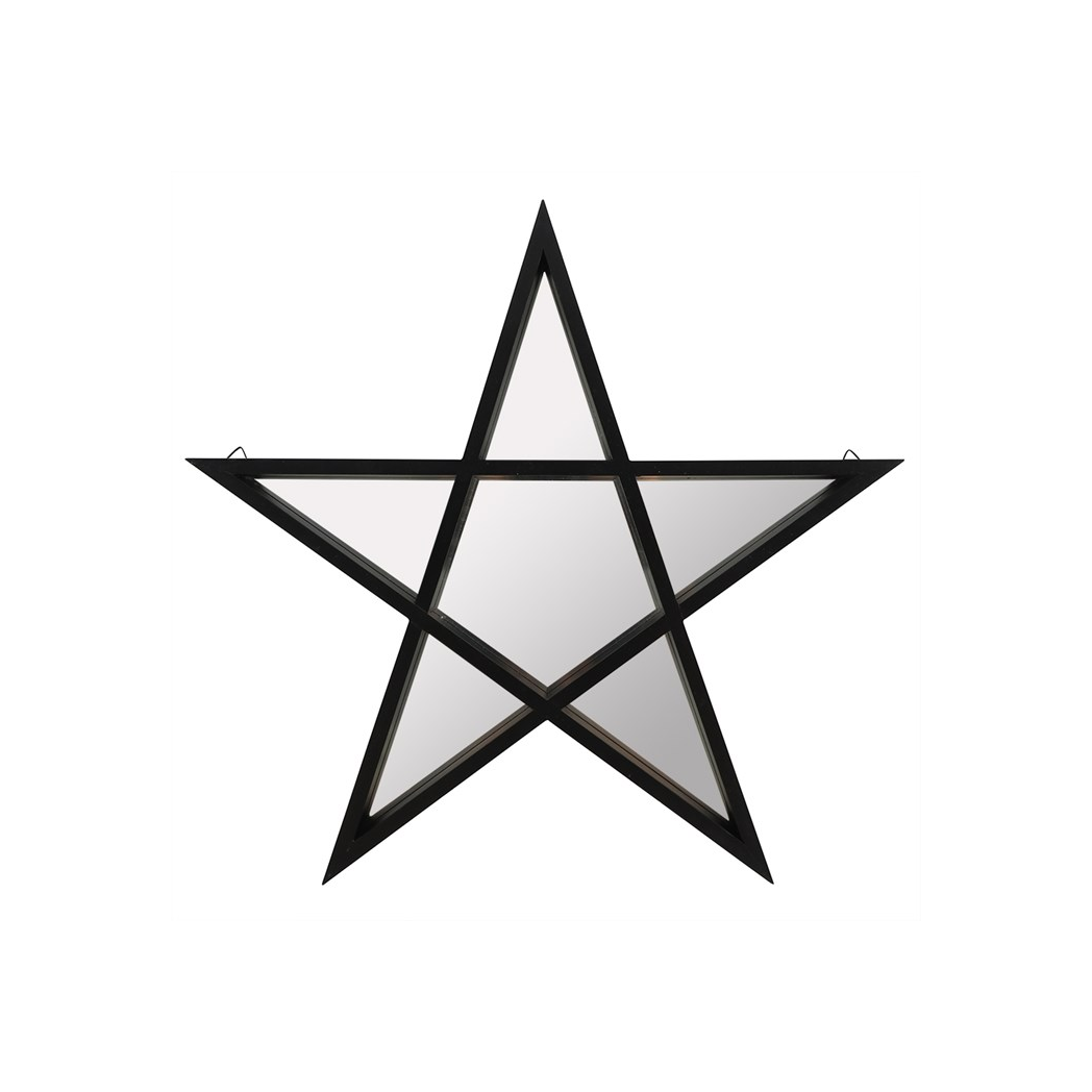 Black Pentagram Mirror – Alternative Wall Art
