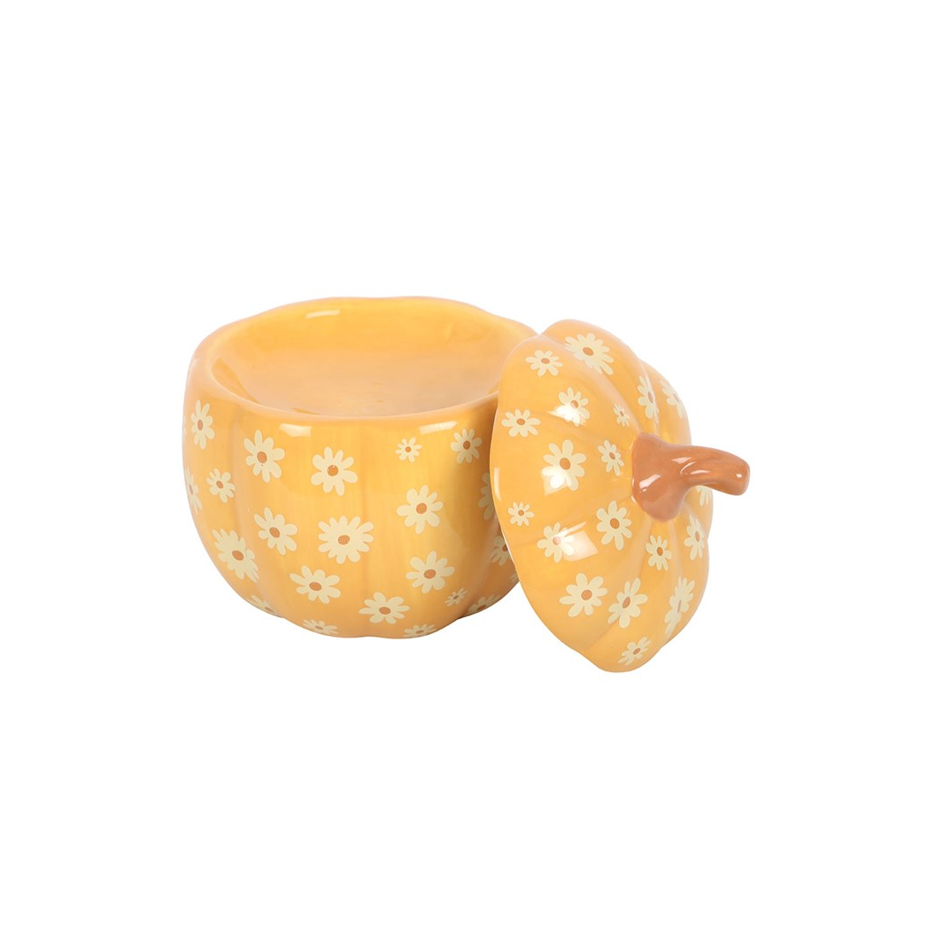 N/A Groovy Floral Pumpkin Oil Burner -