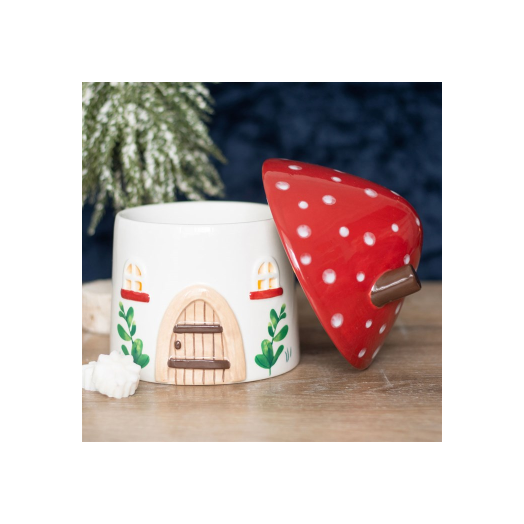 N/A Mushroom House Oil Burner and Wax Warmer -