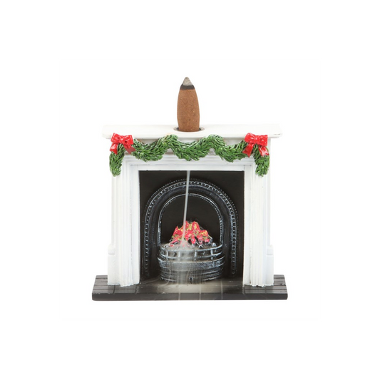 N/A Christmas Fireplace Backflow Incense Burner -