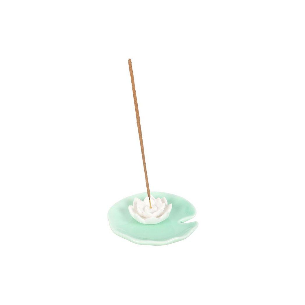 N/A Lotus Flower Incense Stick Holder and Trinket Dish -