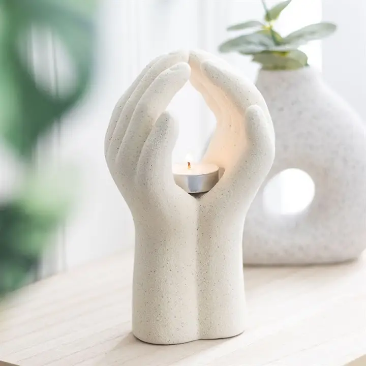 N/A Praying Hands Tealight Holder -