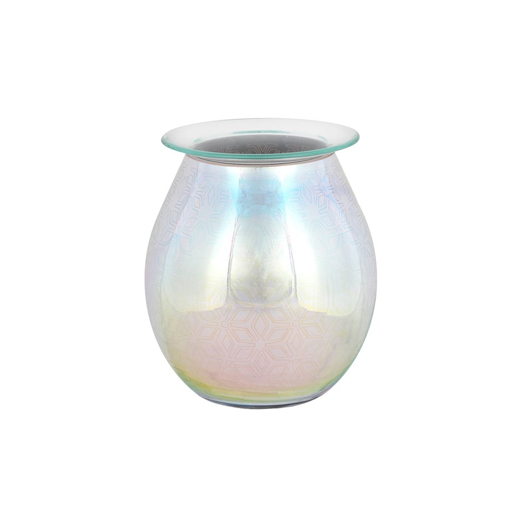 N/A 3D Geometric Flower Light Up Electric Oil Burner -