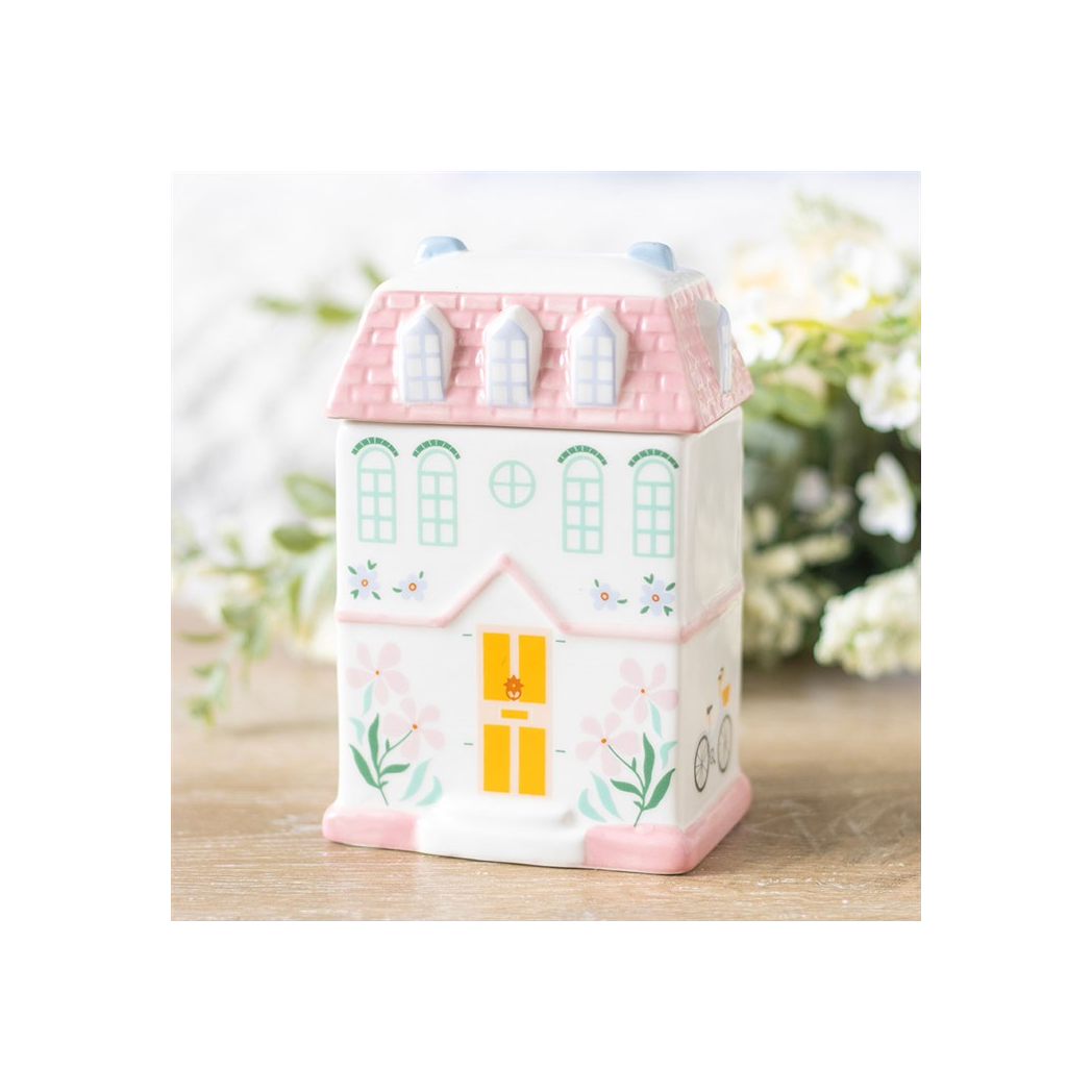 N/A Pastel House Oil Burner and Wax Warmer -