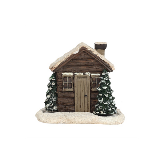 N/A Log Cabin Incense Cone Burner -