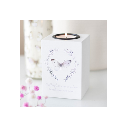 N/A Butterflies Appear Tealight Candle Holder -