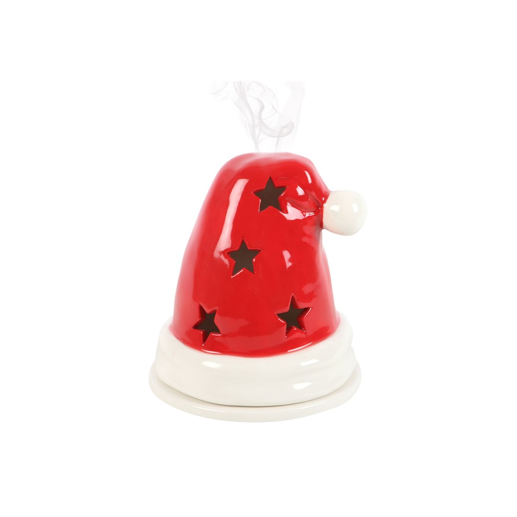 N/A Santa Hat Incense Cone Burner and Tealight Holder -