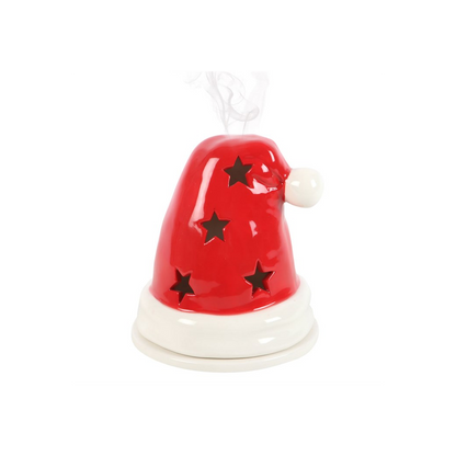 N/A Santa Hat Incense Cone Burner and Tealight Holder -