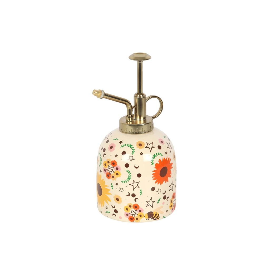 Ceramic Plant Mister with Bee & Summer Solstice Print