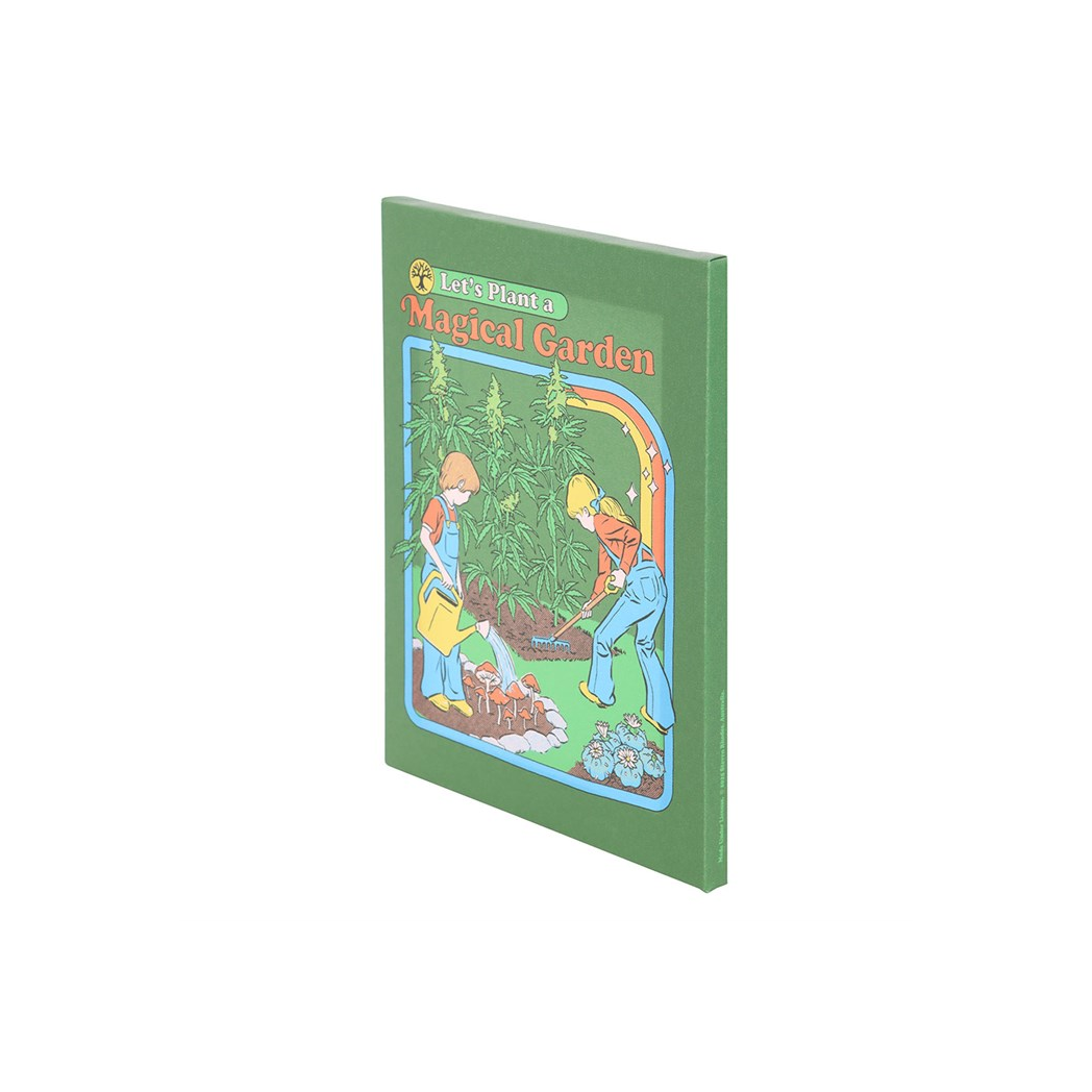 Steven Rhodes Garden Canvas Plaque – Magical Garden, 19 x 25 cm