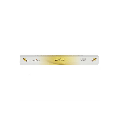 Elements Vanilla Incense Sticks – Set of 6 Packs (120 Sticks)