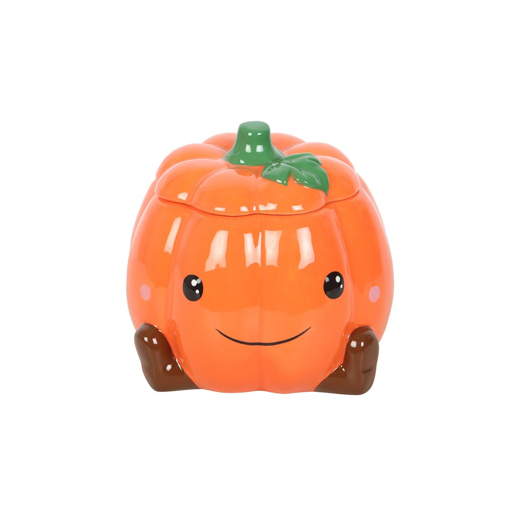 N/A Cute Smiling Pumpkin Oil Burner and Wax Warmer -