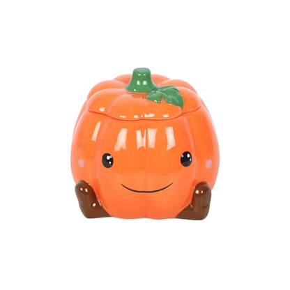 N/A Cute Smiling Pumpkin Oil Burner and Wax Warmer -