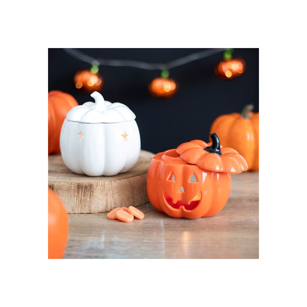 N/A White Pumpkin Oil Burner -