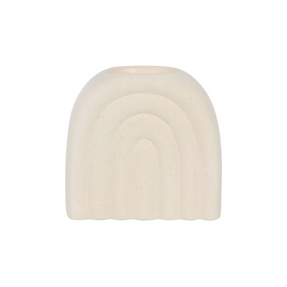 N/A Cream Speckle Arch Oil Burner -
