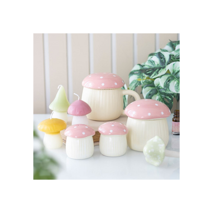 N/A Pink Mushroom Oil Burner -