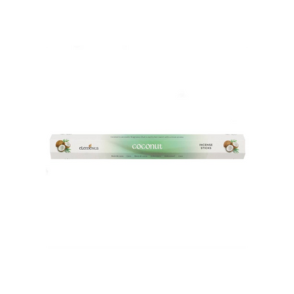 Elements Coconut Incense Sticks – Set of 6 Packs (120 Sticks)