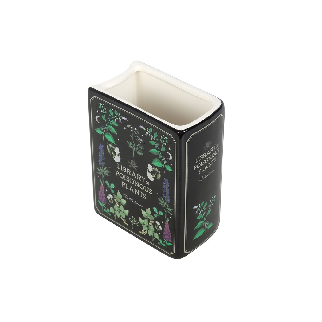 Elegant Book Shaped Vase for a Touch of Dark Charm
