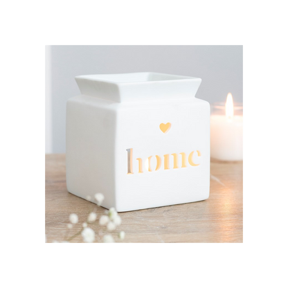N/A White Home Cut Out Oil Burner -