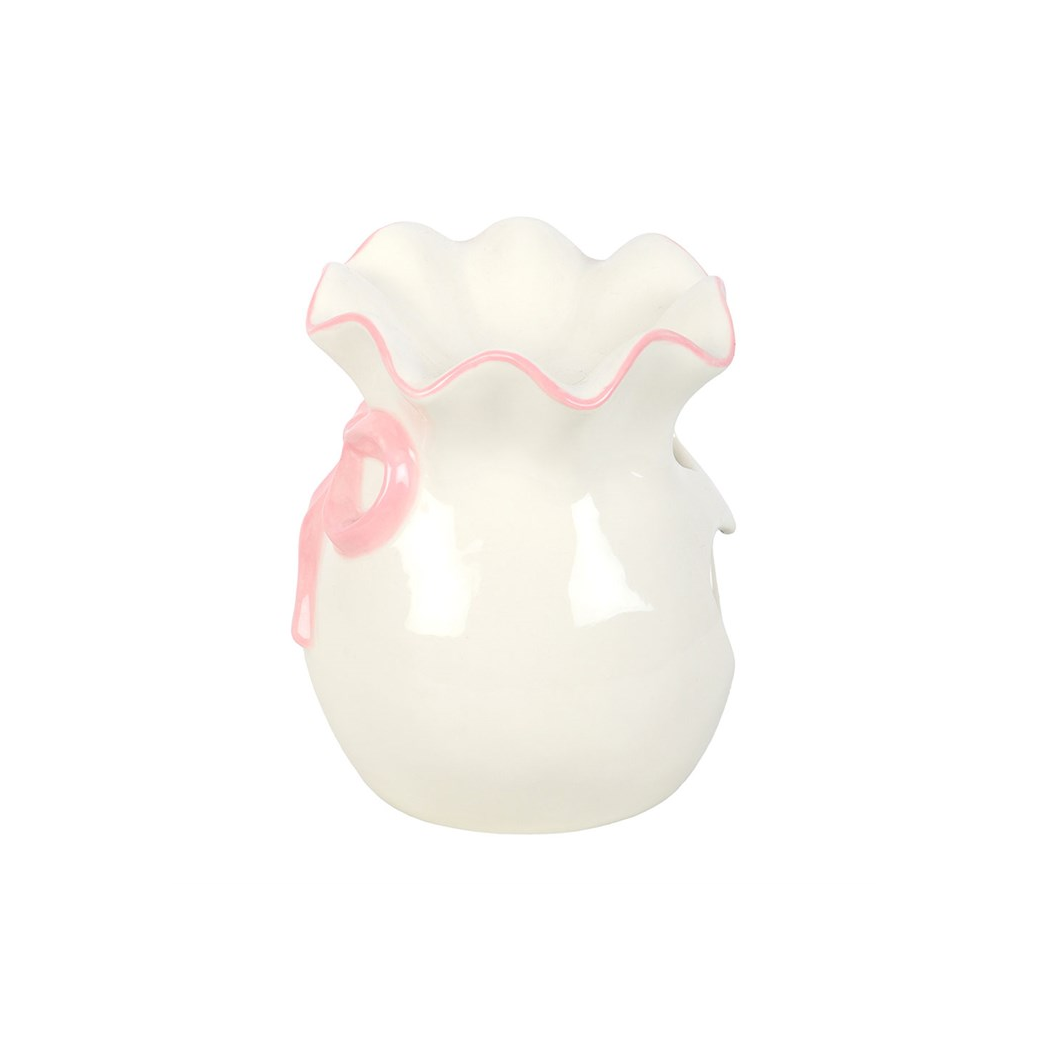 N/A White and Pink Bow Oil Burner -