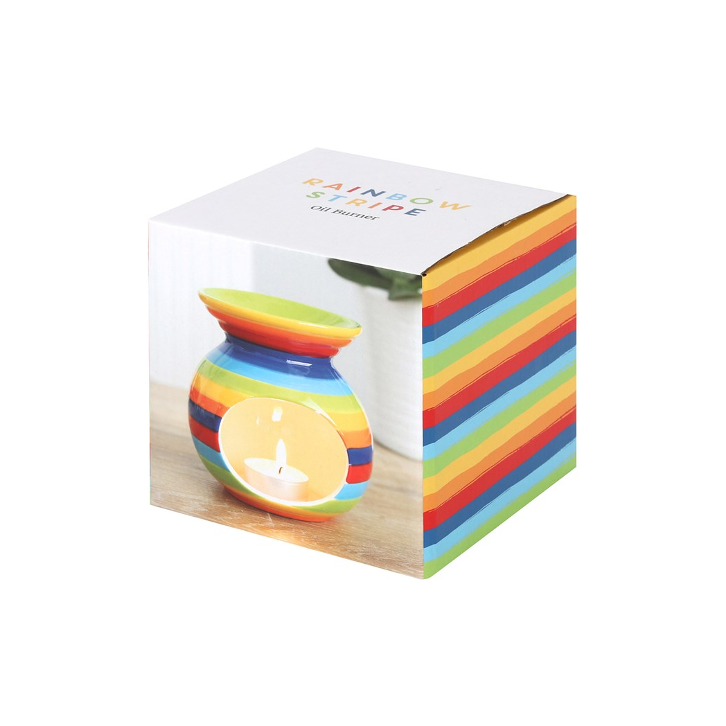 N/A Rainbow Stripe Oil Burner -