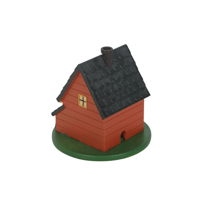 N/A Brown House Incense Cone Burner -
