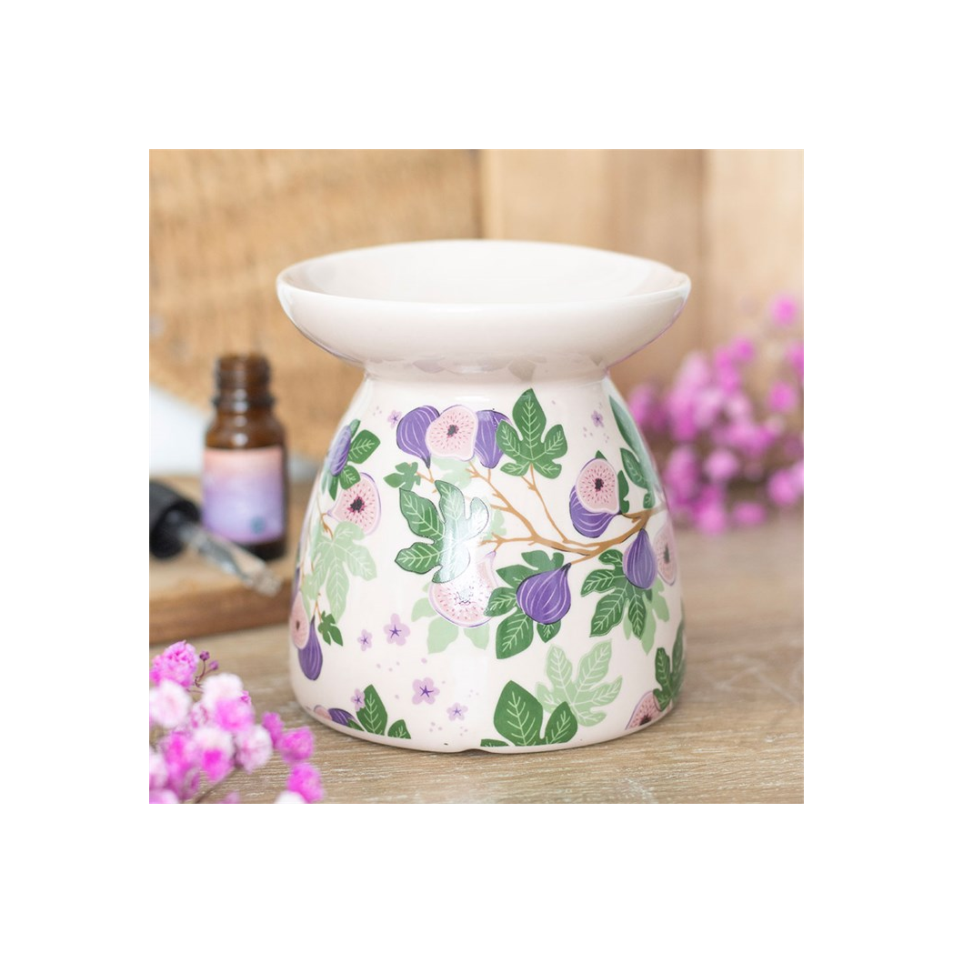 N/A Fig Tree Print Oil Burner -