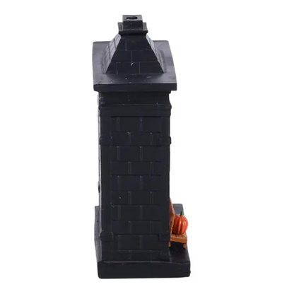 Haunted Library Incense Cone Holder Resin Gothic Halloween Home Decor Gift