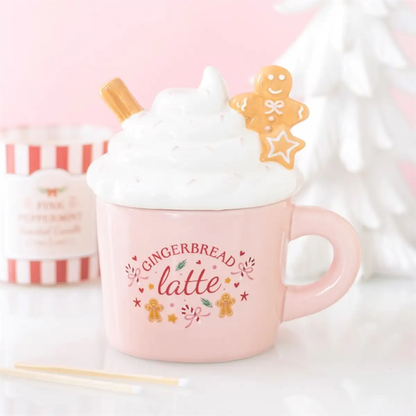 N/A Pink Gingerbread Latte Oil Burner and Wax Warmer -