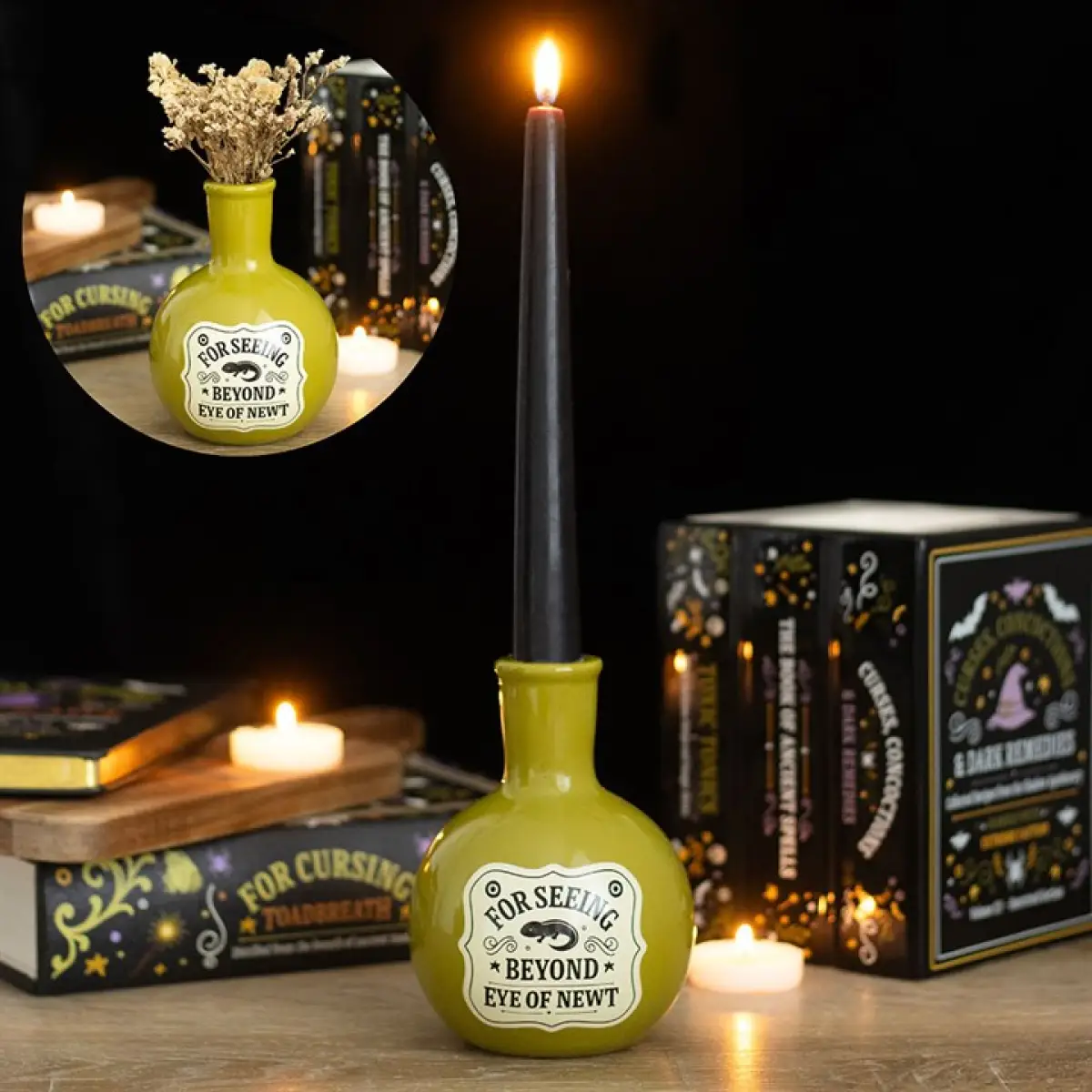 N/A Eye of Newt Potion Bottle Vase and Candle Holder -