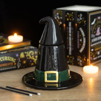 N/A Black Witch Hat Oil Burner -