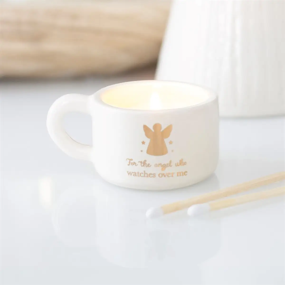 N/A For the Angel Who Watches Over Me Tealight Holder -