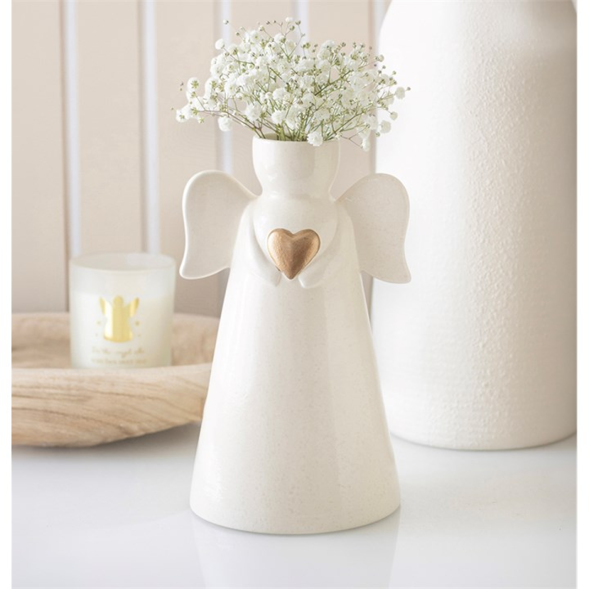 Elegant Angel-Shaped Vase for Thoughtful Home Decor