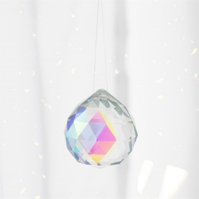 Set of 16 Rainbow Crystal Suncatchers for Irresistible Home Decor