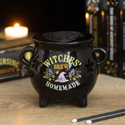 N/A Witches Brew Cauldron Oil Burner and Wax Warmer -