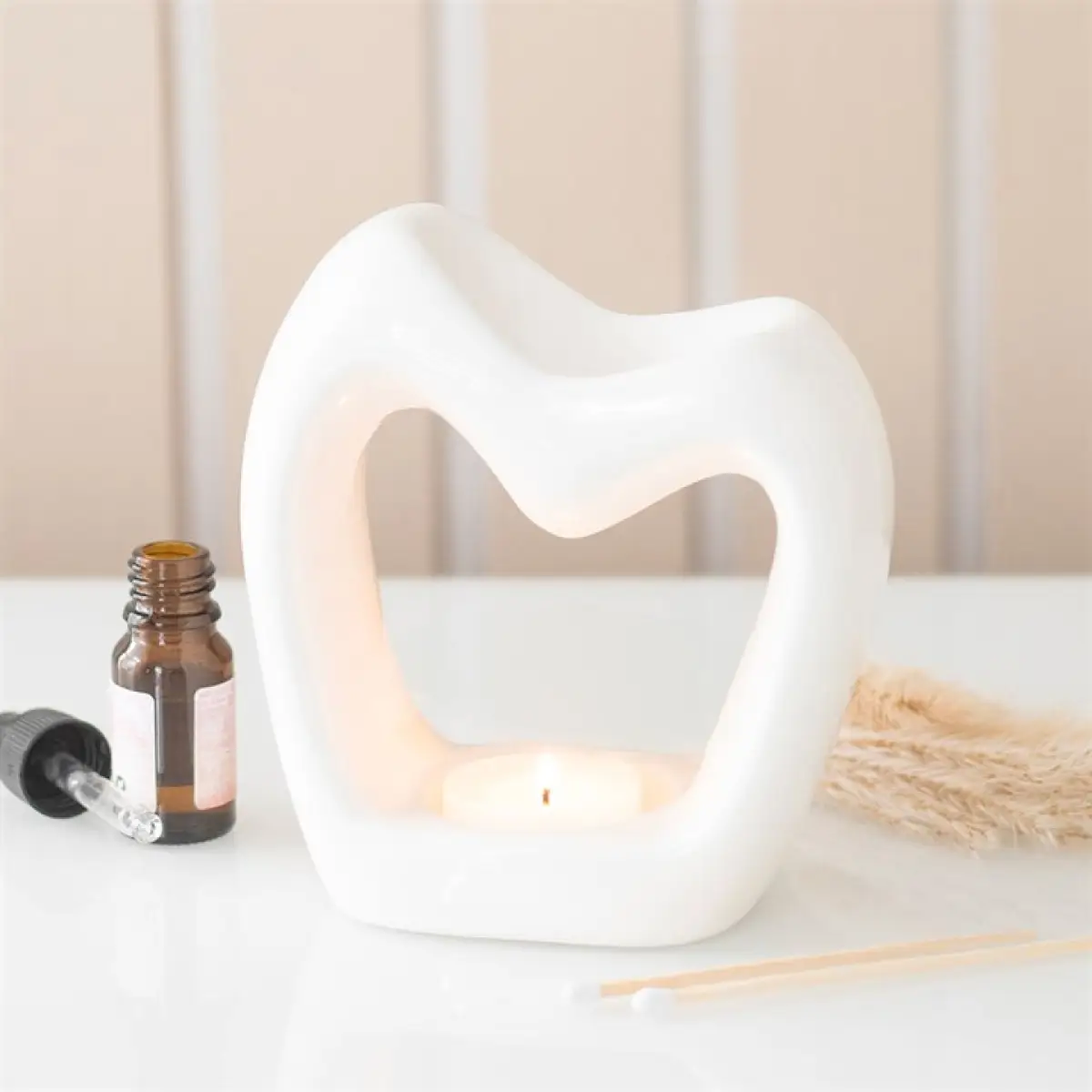 N/A Sculptural Heart Oil Burner -