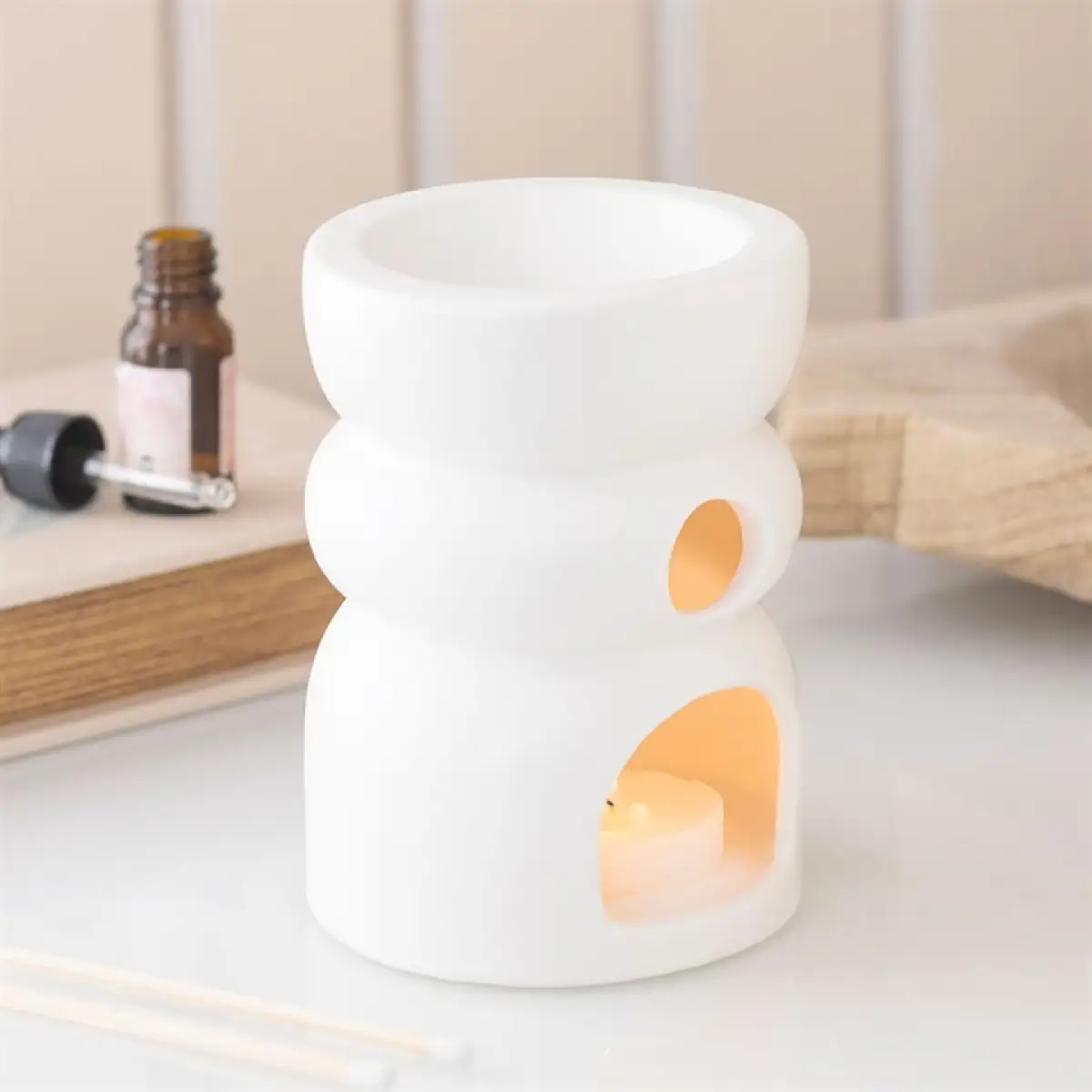 N/A Double Bubble Oil Burner and Wax Warmer -